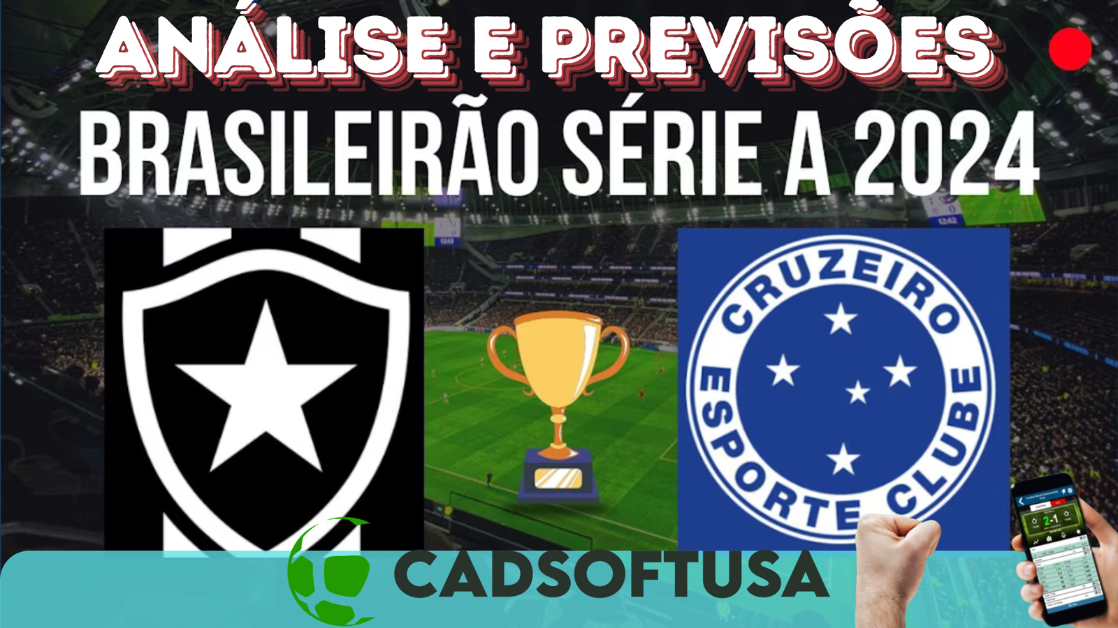 Análise e Previsões de aposta Botafogo x Cruzeiro