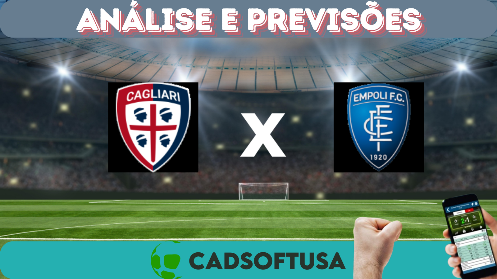 Análise e Previsões de aposta Cagliari x Empoli