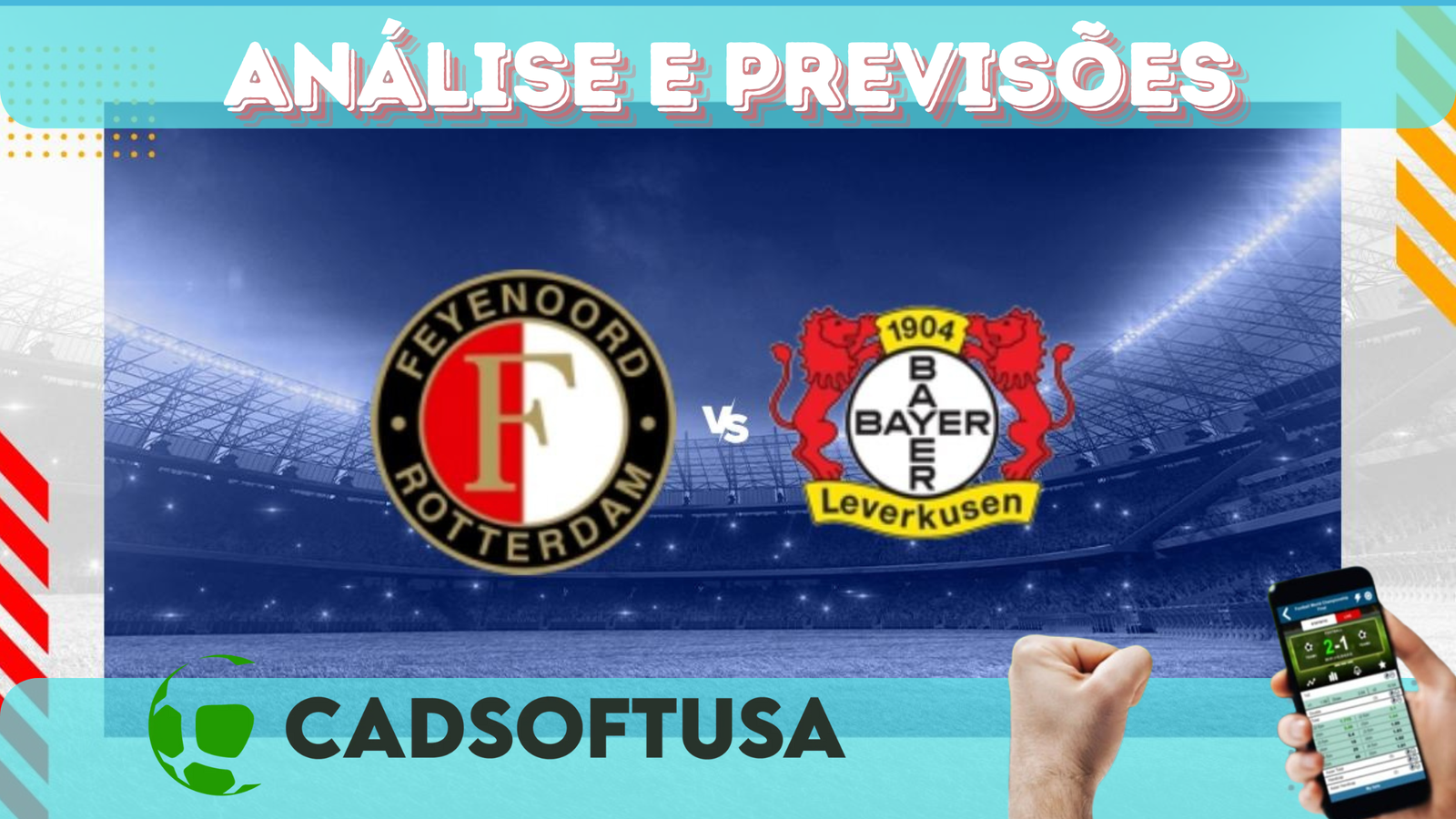 Análise e Previsões de aposta Feyenoord x Bayer Leverkusen