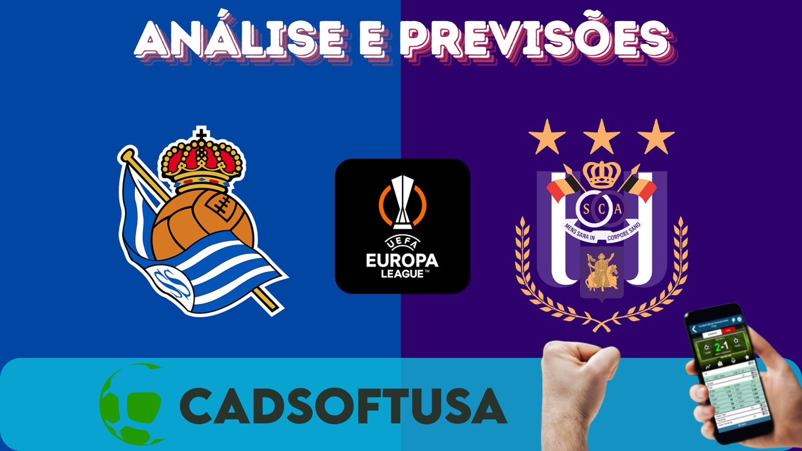 Análise e Previsões de aposta Real Sociedad x Anderlecht