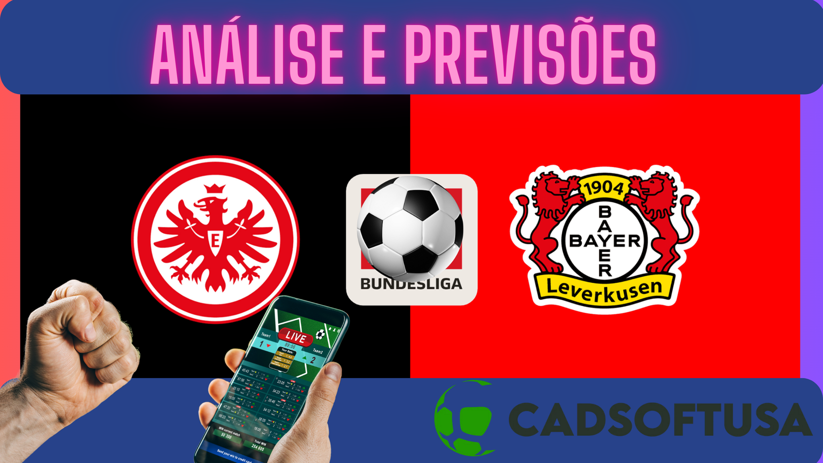 Frankfurt x Leverkusen: Onde assistir e horário pela Bundesliga