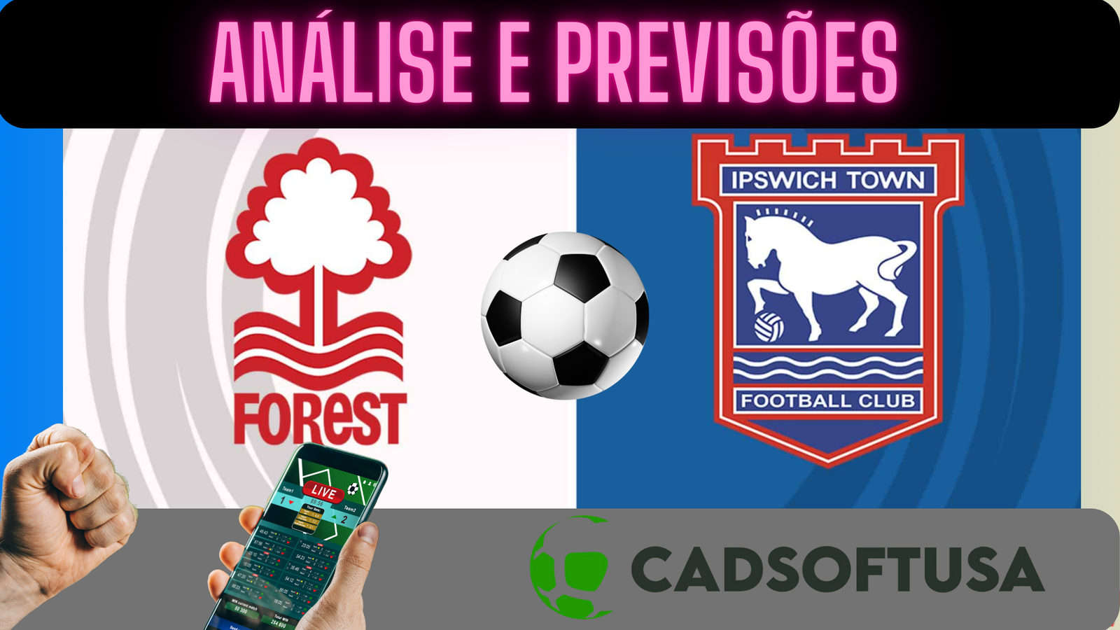 Ipswich x Nottingham Forest: Onde assistir e horário pela Premier League