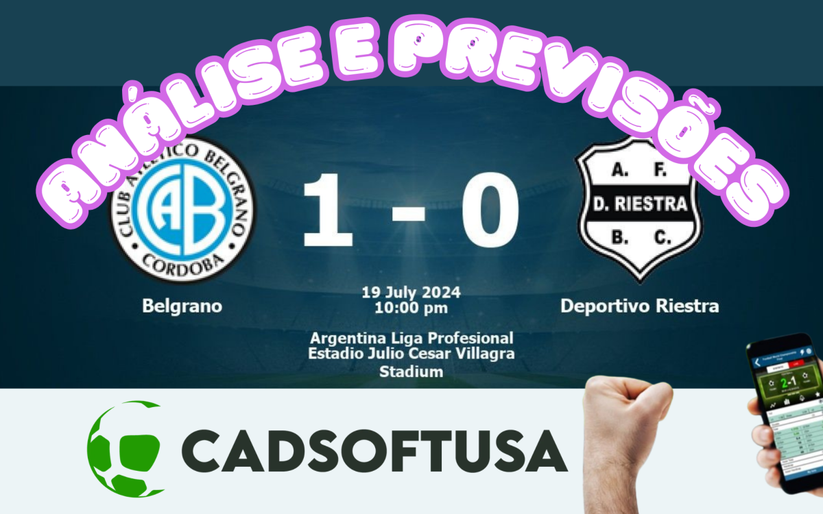 Análise e Previsões de aposta Belgrano x Riestra