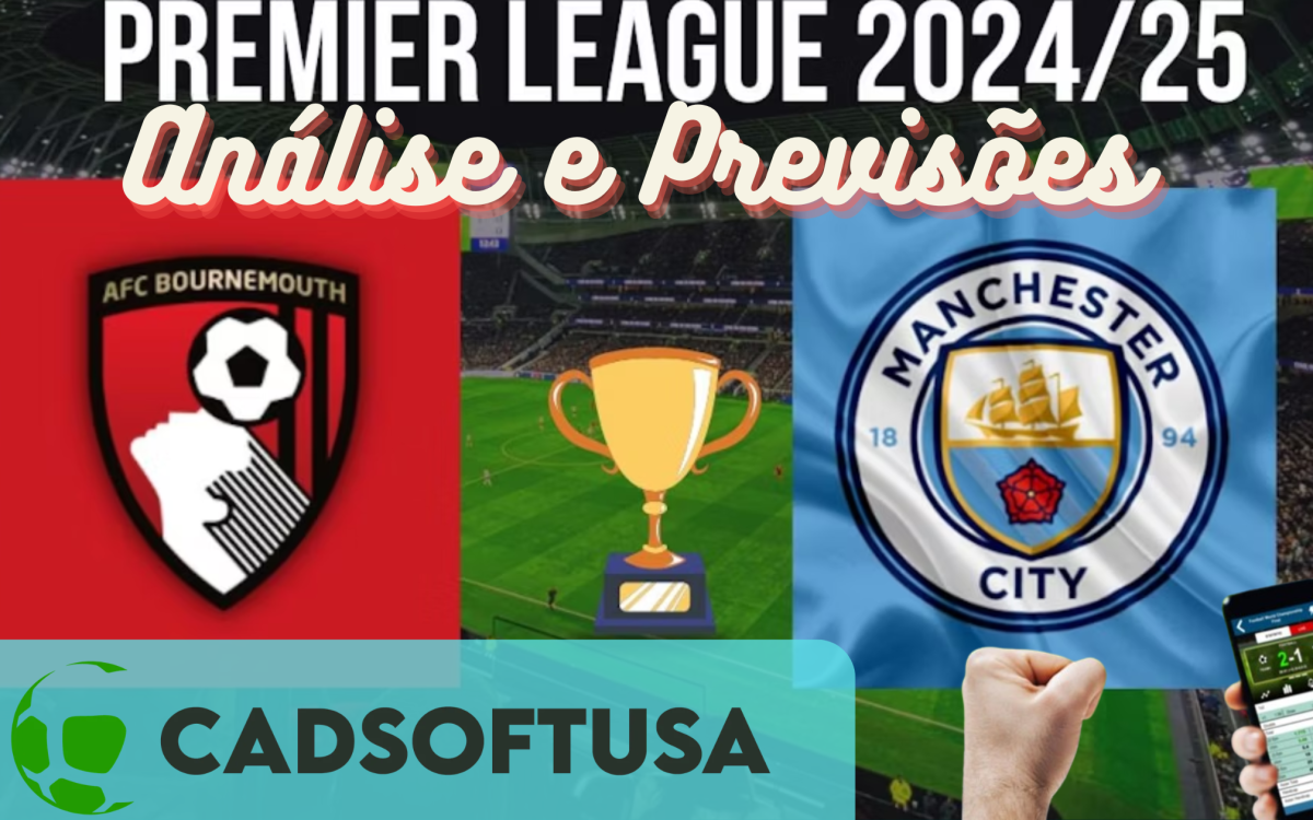 Análise e Previsões de aposta Bournemouth x Manchester City